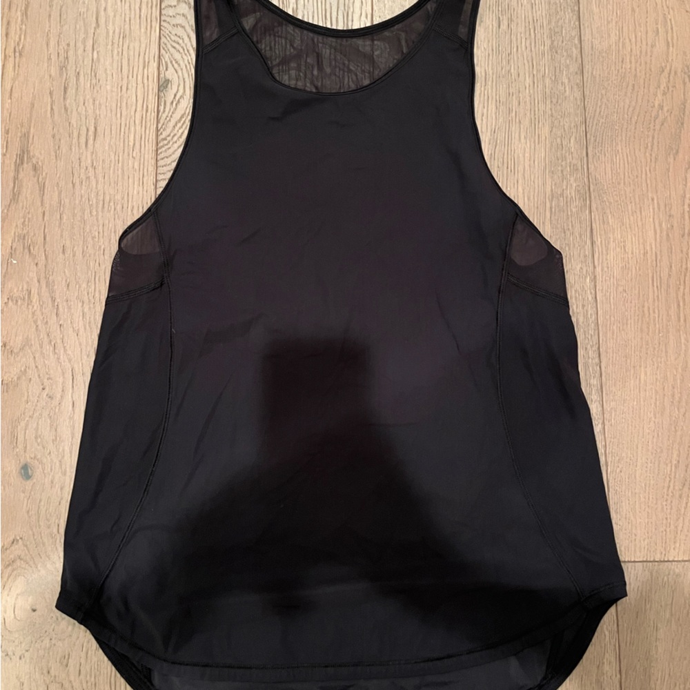 LULULEMON BLACK MESH BACK TANK